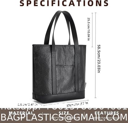 Eco Friendly Custom Waterproof Women Tote Bag Fashion Casual Large Capacity Handbag Lightweight, Spacious Shoulder Bag
