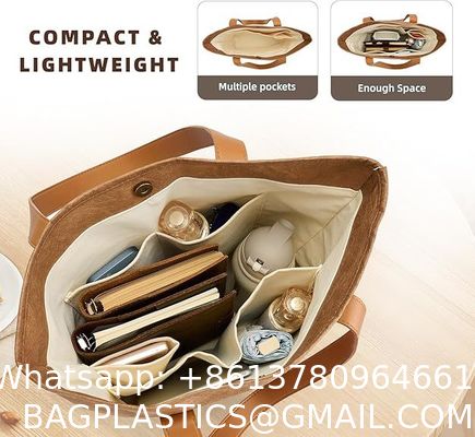 Eco Friendly Custom Waterproof Women Tote Bag Fashion Casual Large Capacity Handbag Lightweight, Spacious Shoulder Bag