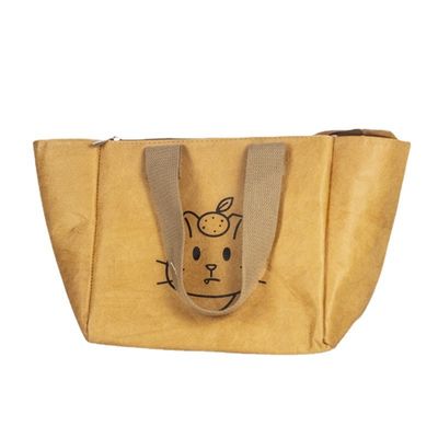 Trending Product Reusable Washable Durable Handbags Tote Bags Vintage Waterproof Dupont Tote Bag Kraft Tyvek Paper Handbag