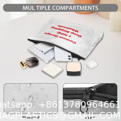zipper bag, ziplock bag, zipper purse, High Quality Products Print On Demand Custom Fashionable Exquisite Large-Capacity Paper Storage Bag Extremely Simple Portable