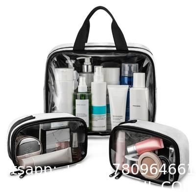 Travel Toiletry Bag for Women, Makeup Bag& Cases, Waterproof Makeup Organizer, Large Capacity Outdoor Travel Toiletries And Cosmetics Bag Three Piece Set Customization Convenient Storage Bag
