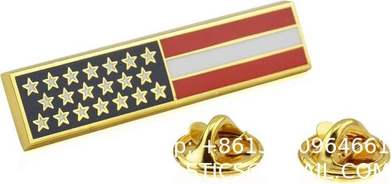Emergency Medical Technician "EMT" Lapel Pin Set American Flag Uniform Pin For Police and Firefighters Metal Name Badges Engraved Metal Police Fire Military Better Badges