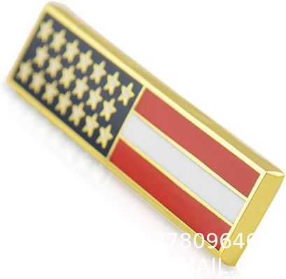 Emergency Medical Technician "EMT" Lapel Pin Set American Flag Uniform Pin For Police and Firefighters Metal Name Badges Engraved Metal Police Fire Military Better Badges