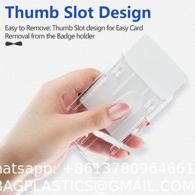 Pack Badge Holder Retractable Clip Heavy Duty Reels With Vertical Sliding ID Badge Holder Black Hard Plastic For Women Nurse Teacher Student