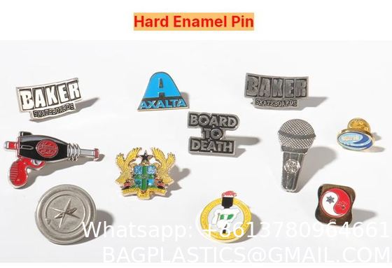 Customized School Badges Magnetic Stainless Steel UV Printed Cartoon Copper Aluminum Baked Varnish Plastic Metal Crafts Metal Pin Corporate School Feats Honor Emblem Badge Zinc Alloy Metal Badge