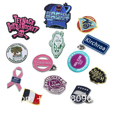 Customized School Badges Magnetic Stainless Steel UV Printed Cartoon Copper Aluminum Baked Varnish Plastic Metal Crafts Metal Pin Corporate School Feats Honor Emblem Badge Zinc Alloy Metal Badge