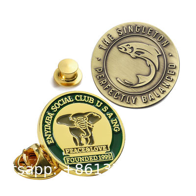 Customized School Badges Magnetic Stainless Steel UV Printed Cartoon Copper Aluminum Baked Varnish Plastic Metal Crafts Metal Pin Corporate School Feats Honor Emblem Badge Zinc Alloy Metal Badge