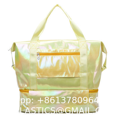 Colorful Unicorn Rainbow Tote Bag For Women, Large Shoulder Foldable Reusable Grocery Handbag For Shopping Picnic