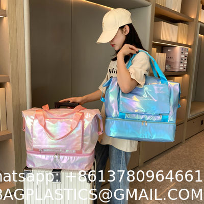 Colorful Unicorn Rainbow Tote Bag For Women, Large Shoulder Foldable Reusable Grocery Handbag For Shopping Picnic