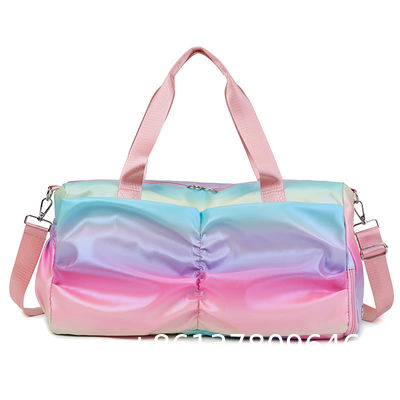 Travel Duffle Bag, Waterproof Sport Tote Gym Bag For Women Men, Overnight Weekender Carry On Bag With Wet Pocket