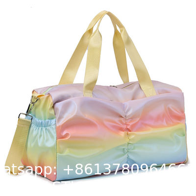 Travel Duffle Bag, Waterproof Sport Tote Gym Bag For Women Men, Overnight Weekender Carry On Bag With Wet Pocket