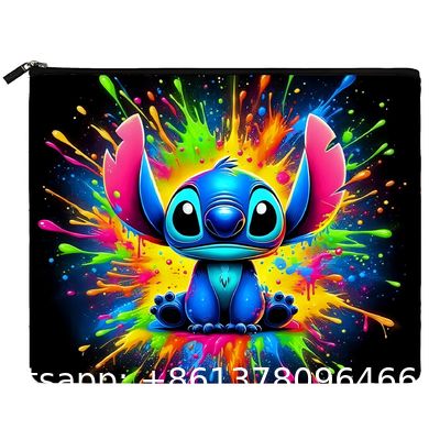 Hot Sell Summer Women New Striped Canvas Clutch Bag Handbag Purse Pouch Bag Ladies Leather Toiletries Bag Stamped Zip Pouch Cosmetic Makeup Clutch Bag for Woman