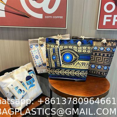 Evil Eye Tote Bag,Reusable Shopping Bags, Funny Novelty Canvas Tote Bag, Aesthetic Grocery Bags, Gifts For Women Mom