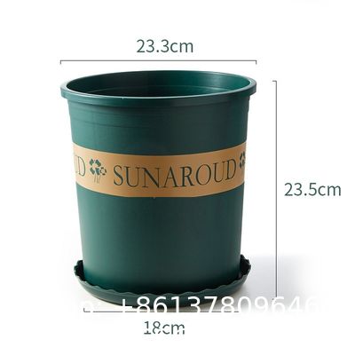 Gallon Plant Nursery Pots,Plastic Pots With Drainage Holes,Garden Flower Container Seedling Pot With White Label For Planting,Cuttings,Transplanting,Home Garden