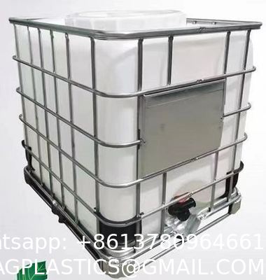 500 Liter 1000l 1500l 2000l Stainless Steel Tote Tank Ibc / Food Grade Water Liquid Storage Container Ibc Tank