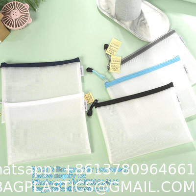 Waterproof Zipper Bags Document Multipurpose Travel Bags For Office, School, Board Game, Puzzles, Cosmetics, Travel Accessories, And Home Organization