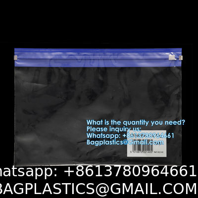 Plastic Envelopes File Folders, Plastic Folders With Pockets, Colored Folder For Documents Organizer Letter/A4 Size, Clear Filing Folders For Office School Paper Storage