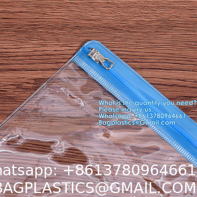 Plastic Envelopes File Folders, Plastic Folders With Pockets, Colored Folder For Documents Organizer Letter/A4 Size, Clear Filing Folders For Office School Paper Storage