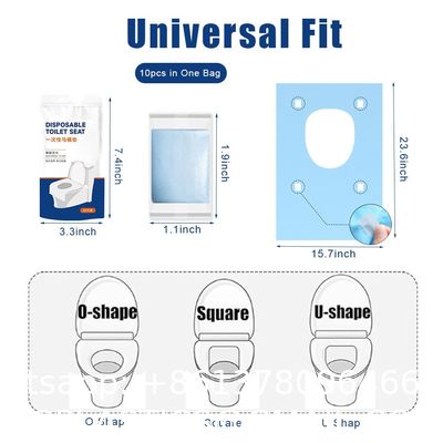 Toilet Seat Covers Disposable 16x24 Inch XL Portable Toilet Liners Travel Seat Cover For Outdoors,Hotel, Hospital, Travel, Public Toilet Seat Cover