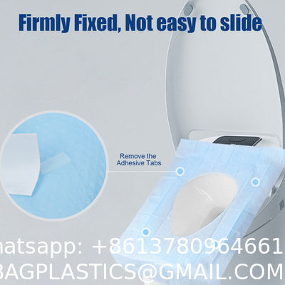 Toilet Seat Covers Disposable 16x24 Inch XL Portable Toilet Liners Travel Seat Cover For Outdoors,Hotel, Hospital, Travel, Public Toilet Seat Cover