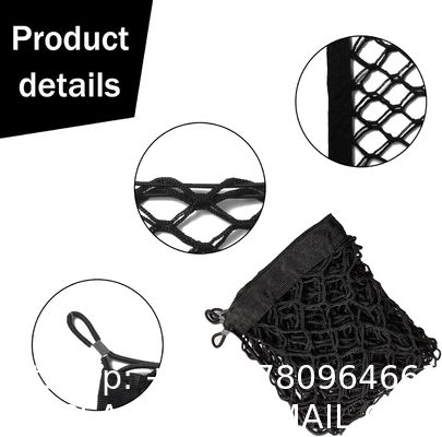 Cargo Net Stretchable, Car Exterior Accessories, Adjustable Elastic Trunk Storage Net With Hook For SUVs, Cars And Trucks Cargo Nets Durable Truck Trailer Netting UV Treatment Custom Cutting