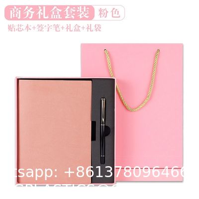Notebook Pen Business Gift Set Luxury Notebook Gift Set A5 100 Sheets Waterproof PU Cover With Thermal Binding Open Flat Design And Custom Logo