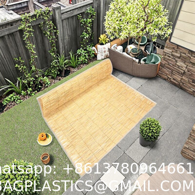 Hot Selling Reed Fence Roll Artificial Bamboo Fence Panel Natural Reed Fencing, 4ft X 16.4 Ft, Decorative Bamboo Privacy Screen,Reed Fence Roll Patio Decorative Fences Reed Screen Curtain For Garden