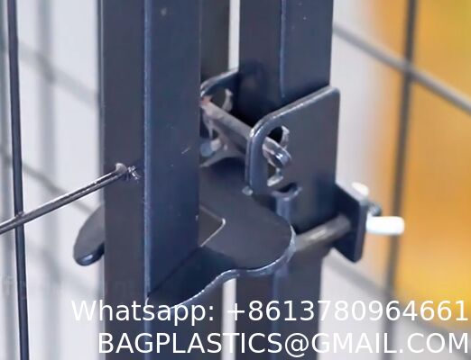 Outdoor Heavy Kennel High Strength Stainless Steel Black Large Dog Cage 10' X 5' Heavy Duty Welded Mesh Modular Outdoor Dog Kennel Heat Treated 3D Modelling Service Included Fencing Trellis Gates