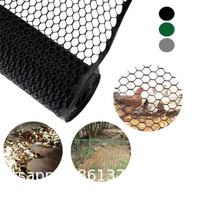 PP wire mesh Thickens 1.5-2.3mm Black Plastic Fence Rolling 2cm 3cm Hole Breeding Nets Protection Of Vegetable Fruit Plant PVC Fence