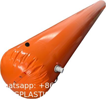 Flood Barriers For Home Reusable Flood Prevention Barriers Water Barrier For Flooding PVC Flood Bags Sandbag Alternative PVC Water Diversion Tubes With Fixed Handle (6 Ft X 20 In X 12 In)