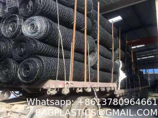 Mike Pads Reinforced Mike Mat Reinforced Three-Dimensional Mesh PVC Coated Hot Dipped Galvanized Galfan Reinforced Composite Geomat Erosion Control Mat Soil Stabilization Matting Mud Control Mats