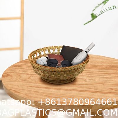 Natural Bamboo Bread Baskets, 3 Pack Hand Woven Round Fruit Baskets For Serving, Handmade Picnic Basket, Wicker Decoration Storage For Living Room Kitchen Restaurant