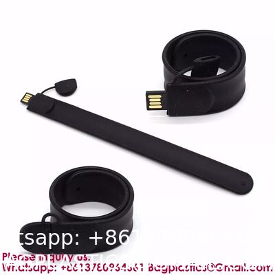 Promotional Products Portable Colorful Silicone Wristband USB Flash Drive 2gb 4gb 8gb 16gb Slap USB 32gb 64gb 128gb Memory Stick Bracelet Flash Drive