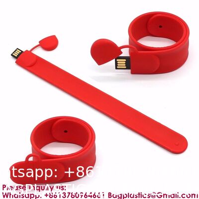 Promotional Products Portable Colorful Silicone Wristband USB Flash Drive 2gb 4gb 8gb 16gb Slap USB 32gb 64gb 128gb Memory Stick Bracelet Flash Drive