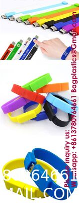 Top Selling 2GB Silicon USB 2.0 Flash Drive Bracelet/Wristband New Product Made in China Custom Blank Usb Flash Drive Silicone Wristband Bracelets for Souvenir