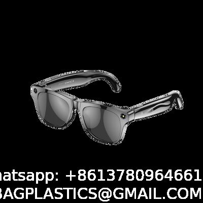 AI Smart Glasses with Camera, 1080P Video Recording Glasses, 8MP Camera Glasses, Real Time Translation, ChatGPT AI Voice Assistant, Open-Ear Audio,Sunglasses  Color-Changing Clear and Green Lense