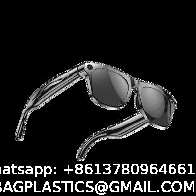 AI Smart Glasses with Camera, 1080P Video Recording Glasses, 8MP Camera Glasses, Real Time Translation, ChatGPT AI Voice Assistant, Open-Ear Audio,Sunglasses  Color-Changing Clear and Green Lense