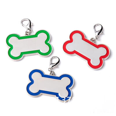 Customized Bone Shaped Enamel Dog Name Tag Funny Dog Tags,Stainless Steel Funny Pet Tag,Deeply Engraved Dog Collar Tag,Pet Cat Collar Charm Gift For Cats Owner Dog Lover