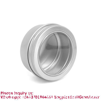Ounce Round Empty Metal Tins With Hollow Lids Refillable Spice Containers For Aromatherapy Air Freshener Candles Travel Storage Customizable Logo Printed Tin Box for Soap/Cream Aluminum Makeup