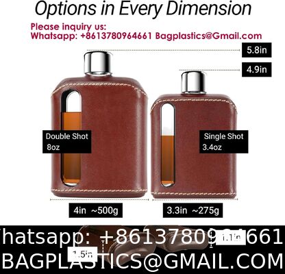 Leak Proof Engraved Flask Whisky Flask Stainless Steel Pocket Hip Flask For Liquor Stainless Steel Wine Jug Set 7 oz Portable Outdoor Small Wine Bottle Wholesale Gift Box