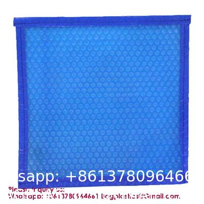 Solar Pool Cover, Pool Bubble Cover, 600 Micron Pools Solar Blanket With Dual Heat-Locking Air Layer For Pools, Daytime Heat Absorption, Nighttime Heat Retention, Blue & Silver, Cuttable