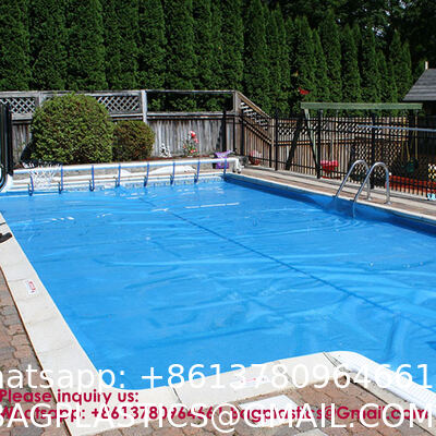 Bubble Foam Automatic Swimming Pool Solar Cover Bubble Swimming Pool Cover UV-Resistant Anti-Dust Solar Pool Cover For Seimming Pools Pool Blanket Above Ground Swimming Pool Solar Thermal Covers