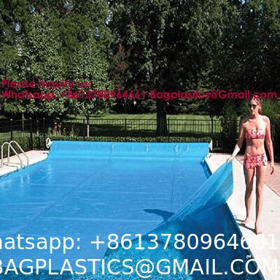 Bubble Foam Automatic Swimming Pool Solar Cover Bubble Swimming Pool Cover UV-Resistant Anti-Dust Solar Pool Cover For Seimming Pools Pool Blanket Above Ground Swimming Pool Solar Thermal Covers