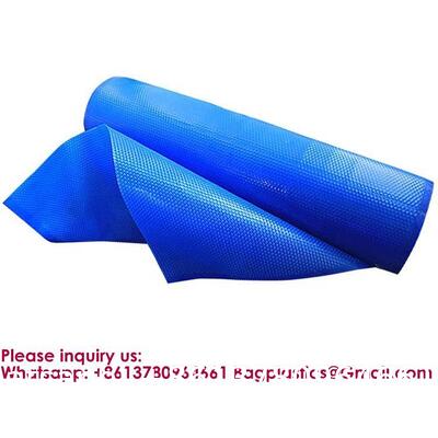 600um Hot Tub Blanket Covers Solar Pool Cover For Swimming Pool Solar Cover Wholesale Custom Shape Color Safety Foam Electric Motor Automatic Solar Heating Bubble Swimming Pool Cover