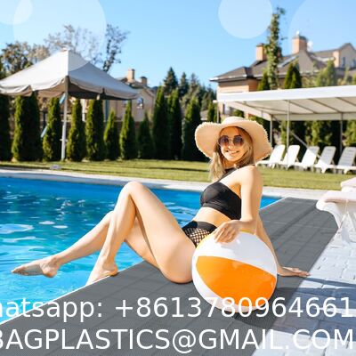 Anti-slip Drainage Pool Flooring Mats Swimming Pool Non Slip Mat PVC Splash Matting Mesh Hollow Doormat Roll For Outdoor Indoor Patio Restaurant Garage Kitchen Bathroom Bars