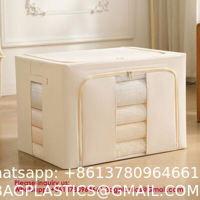 Clothes Storage Bags, 16 Gallon Storage Containers With Reinforced Handle, Sturdy Zipper, Closet Organizer For Blanket, Comforter, Pillow, Bedding