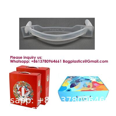 Fasten Handle For Milk Packaging Box Plastic Handle PP Transparent Plastic Carton Handy Handle, Handle For Box, Handle For Bag, Carrier Handle Handy, Lift Handle