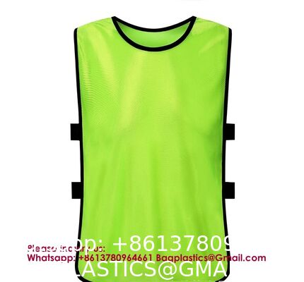Pack Scrimmage Team Soccer Pinnies Vests Jerseys With Belt, Basketball Football Practice Jerseys For Men, Team Training Practice Vests Pinnies For Sports Youth And Adult
