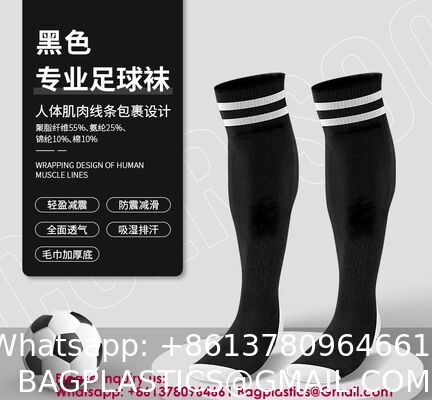 Cotton Soccer Socks Cushion Striped Baseball Uniform Boys World Cup Sock Toddler Girls Knee High Socks Mens Womens Knee High Striped Athletic Sports Softball Baseball Pack