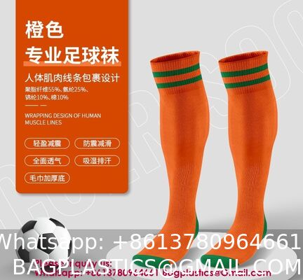Cotton Soccer Socks Cushion Striped Baseball Uniform Boys World Cup Sock Toddler Girls Knee High Socks Mens Womens Knee High Striped Athletic Sports Softball Baseball Pack